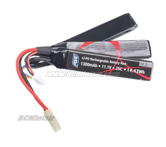 Batterie LI-PO 11,1V 3 elements 1300 mah