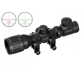 Lunette Point Rouge et Vert AOL A3 2-6X32 Full Metal