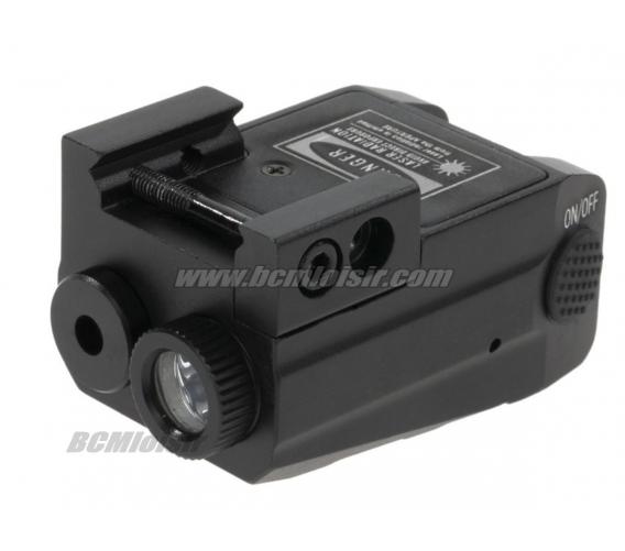 Lampe 300 lumens et Laser Rouge IIIA Duel Code