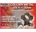 Collier multi rail picatinny metal 25,4 mm et 30 mm