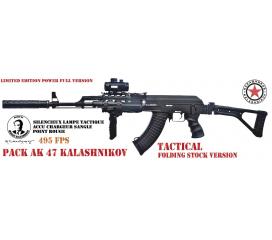 Pack AK 47 Kalashnikov tactical folding stock version