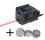 Laser micro ASG pour rail picatinny + 3 piles LR44