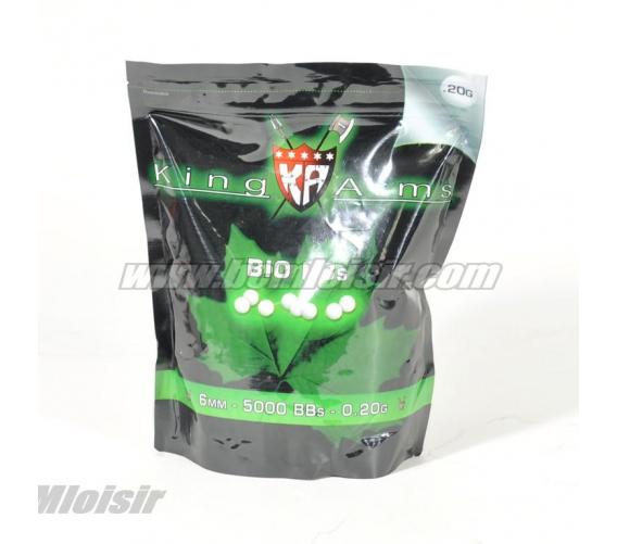 Billes King Arms precision sachet 1KG 0,20 gr bio