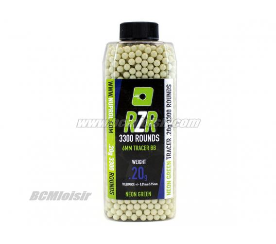 Billes Traçantes Fluorescentes Vertes 0,20 gr X 3300