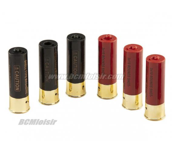 Pack 6 Cartouches 30 Billes pour Fusil à Pompe