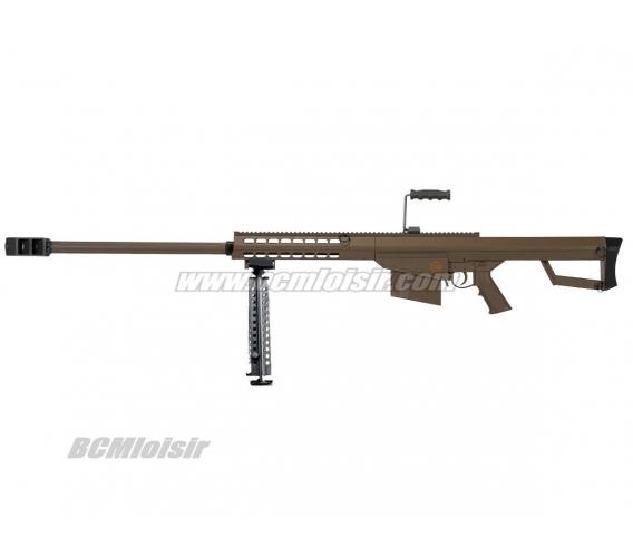 Sniper LT 20 Barrett M82 Tan Spring avec Bipied et Poignée 1,5 J