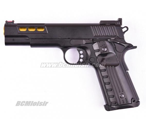 Replique Colt 1911 Night Or Full Metal Gaz Blowback Golden Eagle