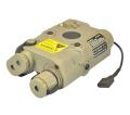 Boitier AN PEQ-15 Tan avec Laser Rouge Class 2