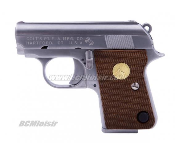 Colt 25 Silver Full Metal Gaz Blowback WE