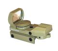 Point Rouge et Vert Reflex 4 Reticules Full Metal Tan