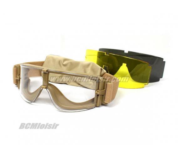 Lunette de Combat Type 5 Tn Classic Army 3 Ecrans avec Etui