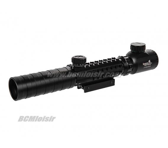 Lunette Point Rouge et Vert EG RIS 3-9X32 Full Metal