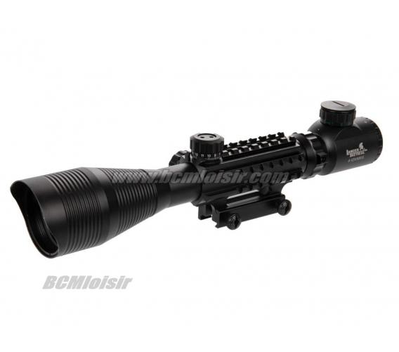 Lunette Point Rouge et Vert EG RIS 4-12X50 Full Metal