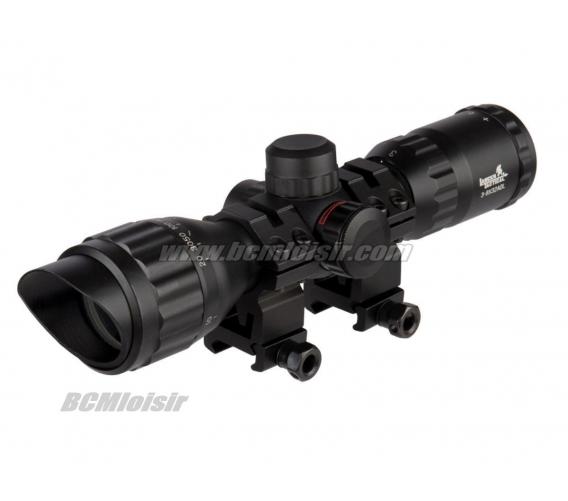 Lunette Point Rouge et Vert AOL MilDot 3-9X32 Full Metal