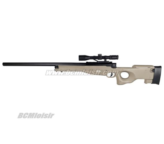 Sniper Mauser SR Tan avec Red Dot 1,5 Joules