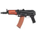 AK 74U Tactical Folding Stock Full Metal et Bois AEG Lipo 1 J