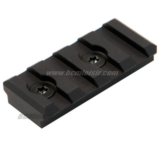 Rail Aluminium Keymod 4 Slots Black