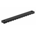Rail Aluminium Picatinny 13 Slots 14 cm Black