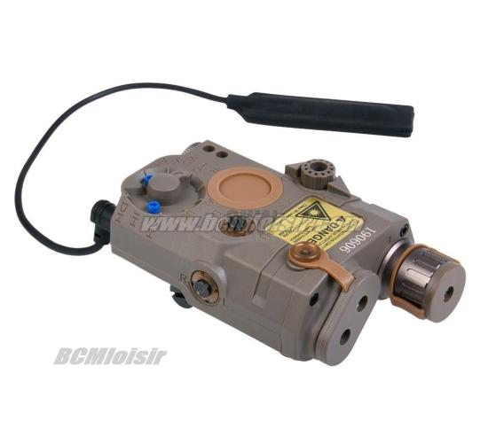 ANPEQ Tan avec Laser Rouge Class 3 et Lampe 175 lumens Element