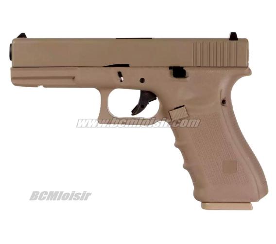 G17 Raven EU7 Metal Slide Tan Gaz Blowback
