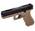 G18 Raven EU8 Metal Slide Tan et Noir Gaz Blowback