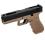 G18 Raven EU8 Metal Slide Tan et Noir Gaz Blowback