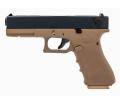G18 Raven EU8 Metal Slide Tan et Noir Gaz Blowback